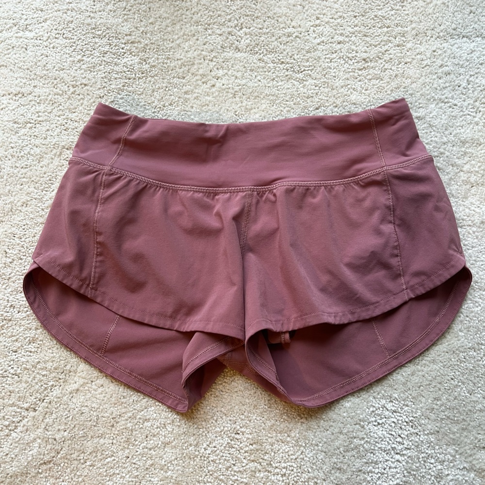 Lululemon speed up shorts size 2